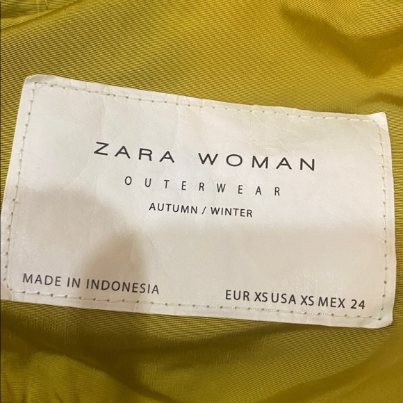 New Zara yellow green chartreuse jacket - Picture 7 of 12